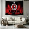 Club Tijuana Logo Wall Tapestry Aesthetic Wall Hanging Printed Fabric Blanket Decorative Tapestries for Bedroom Living Room Home Decor
