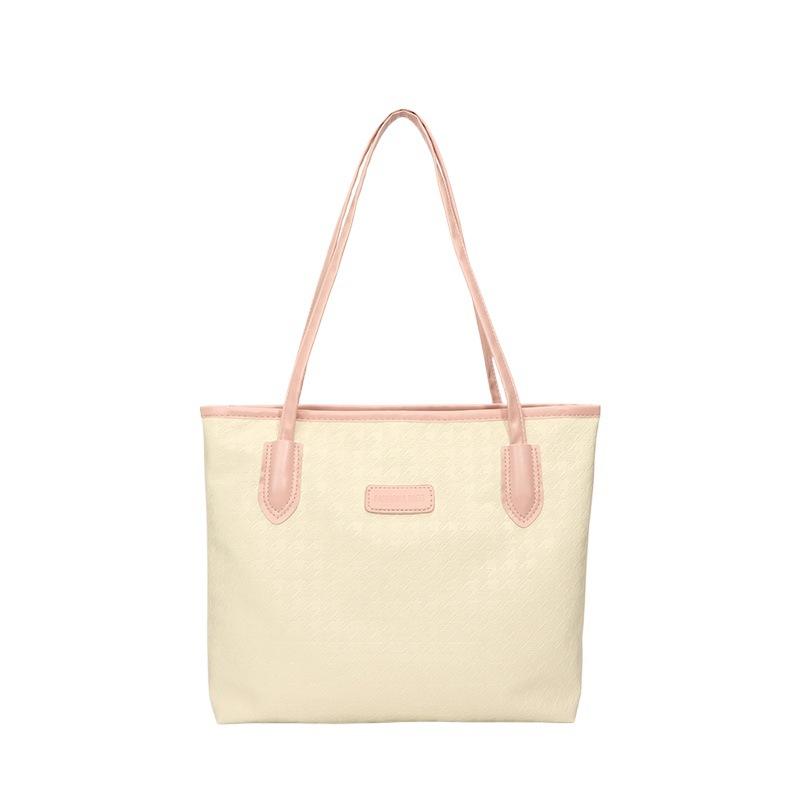 2025bega new houndstooth large-capacity tote bag women's commuter bag shoulder bag