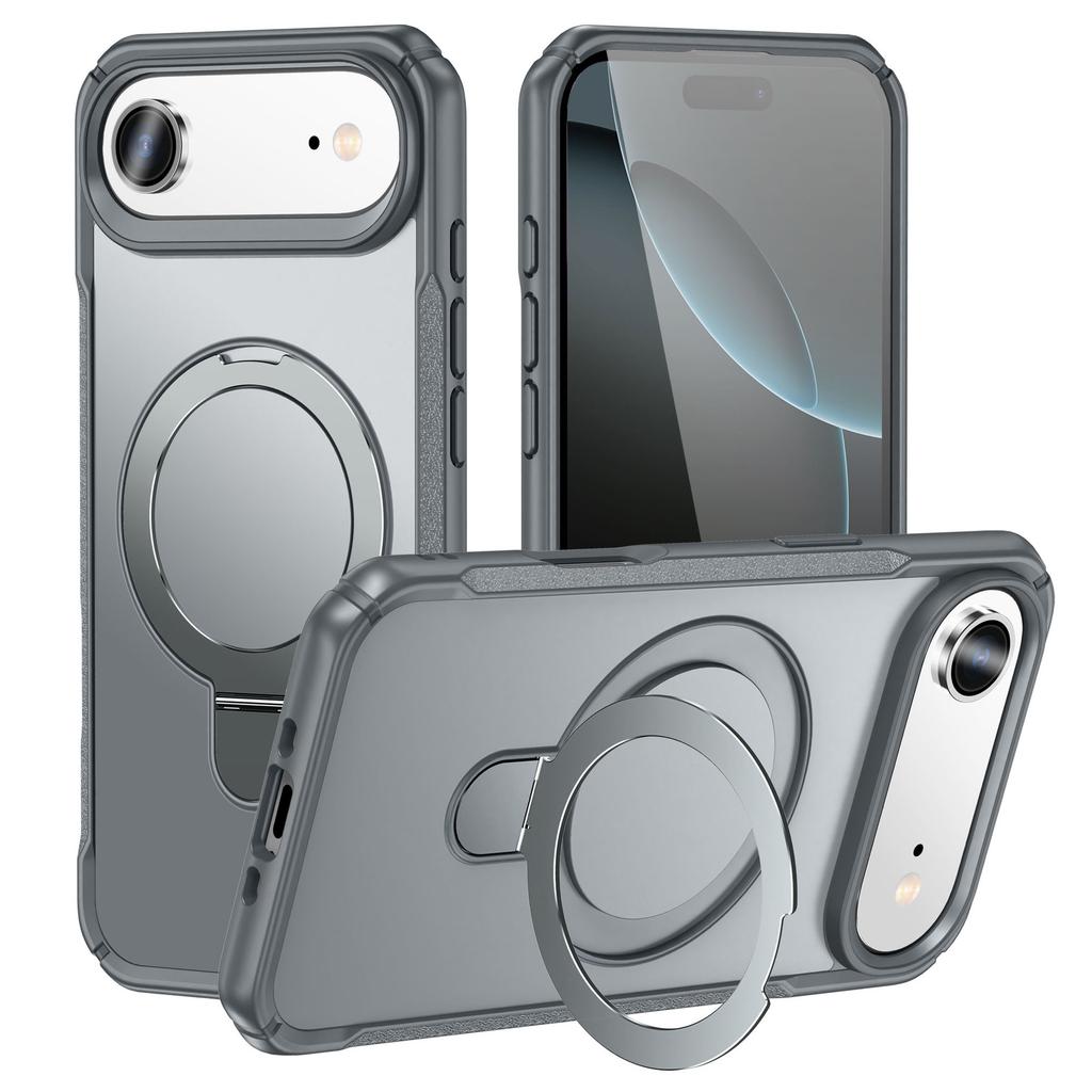 Applicable To iPhone17Pro Max Magnetic Mobile Phone Case Junshen Apple 16 Folding Bracket Anti-drop Mobile Phone Protection