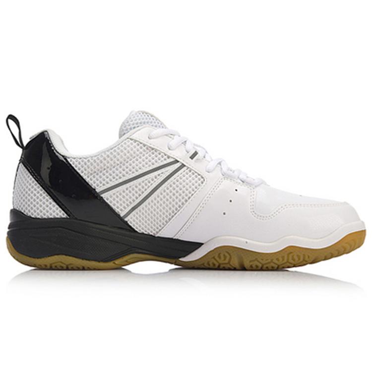 Li Ning Kaiser Cushioning Abrasion Resistant Slip Resistant Low top Badminton Shoes Men's White FYTN003-3