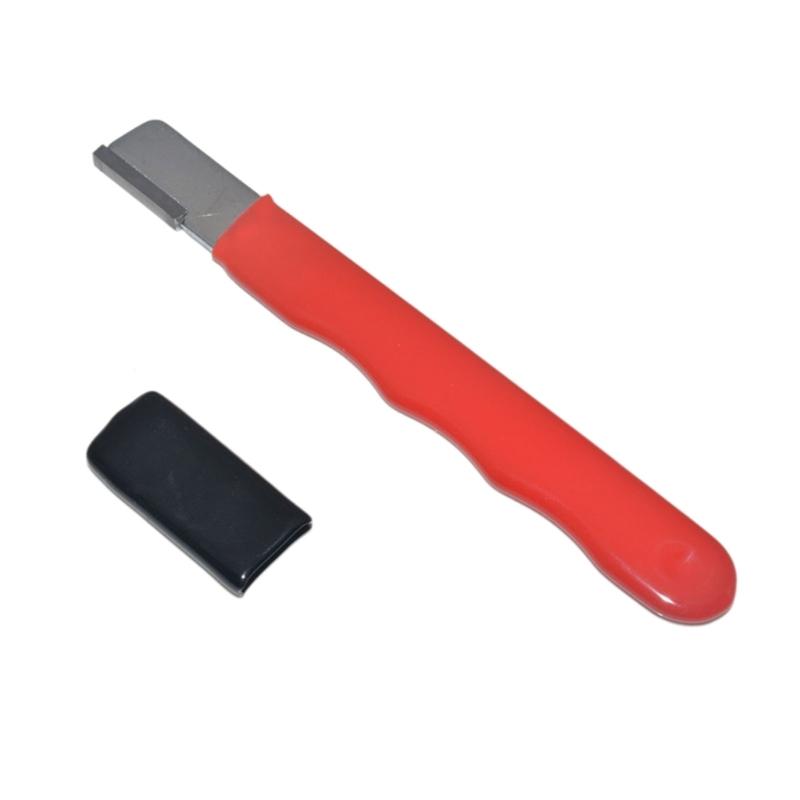 

Портативная точилка для карманных ножей, точильный камень для кухни, кемпинга, барбекю, точилка, инструмент для полировки красный