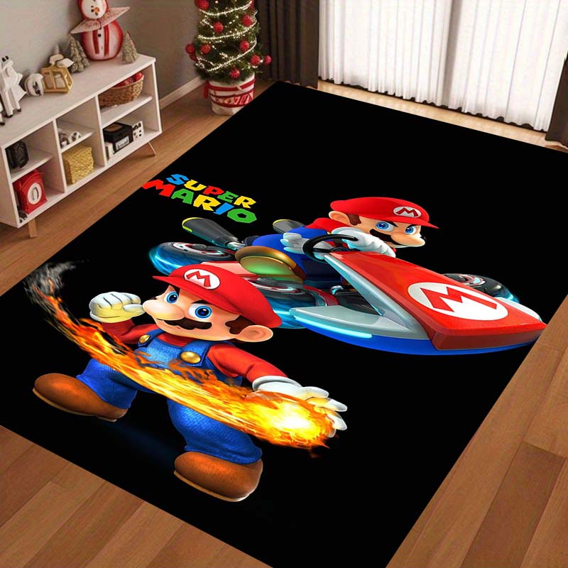 The New 2026 Super Mario Bros. Rug Is Suitable for Home Décor In Game Rooms, Bedrooms, Living Rooms, Sofa Areas, and More.