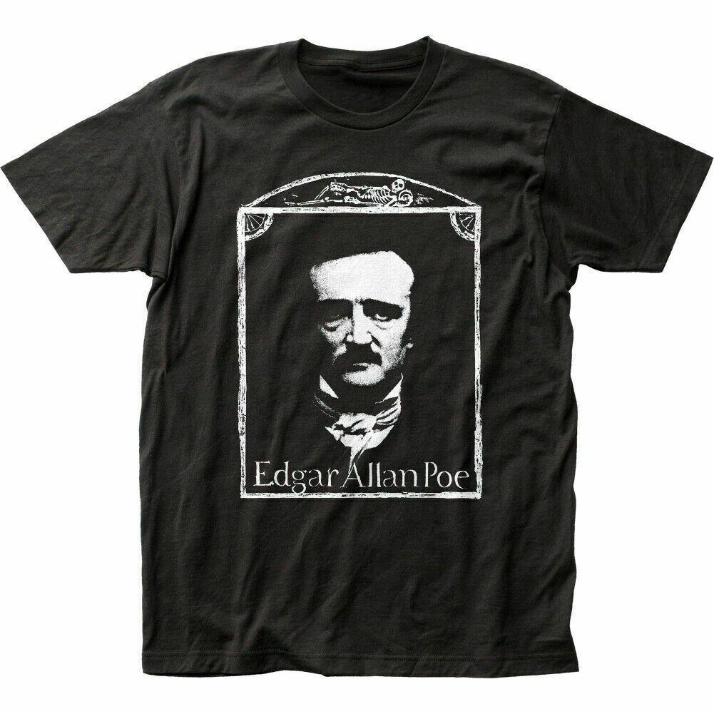 

26 Edgar Allen Poe T Shirt Mens Licensed Pop Culture Retro Tee Mystery Writer Black Unisex T-Shirt M