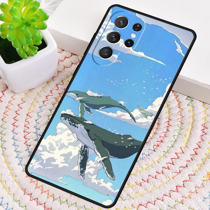 Orcas Killerwale Weiche Silikon-Handyhülle Für Samsung Galaxy note 10 pro S26 S25 S24 S23 S22 S21 Plus S25Ultra Hülle Cover