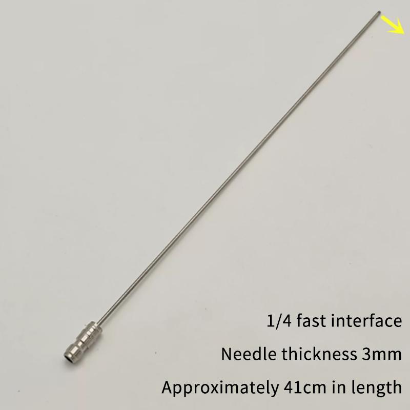 1 pièce Acier Inoxydable Nettoyage Haute Pression Aiguille Buse 1/4" Connexion Rapide Design Fin Pour Nettoyage en Profondeur Réservoirs de Lave-Auto AC
