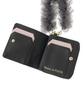 Maison De FLEUR Tulle Strap Wallet, Black, F, 08000688700