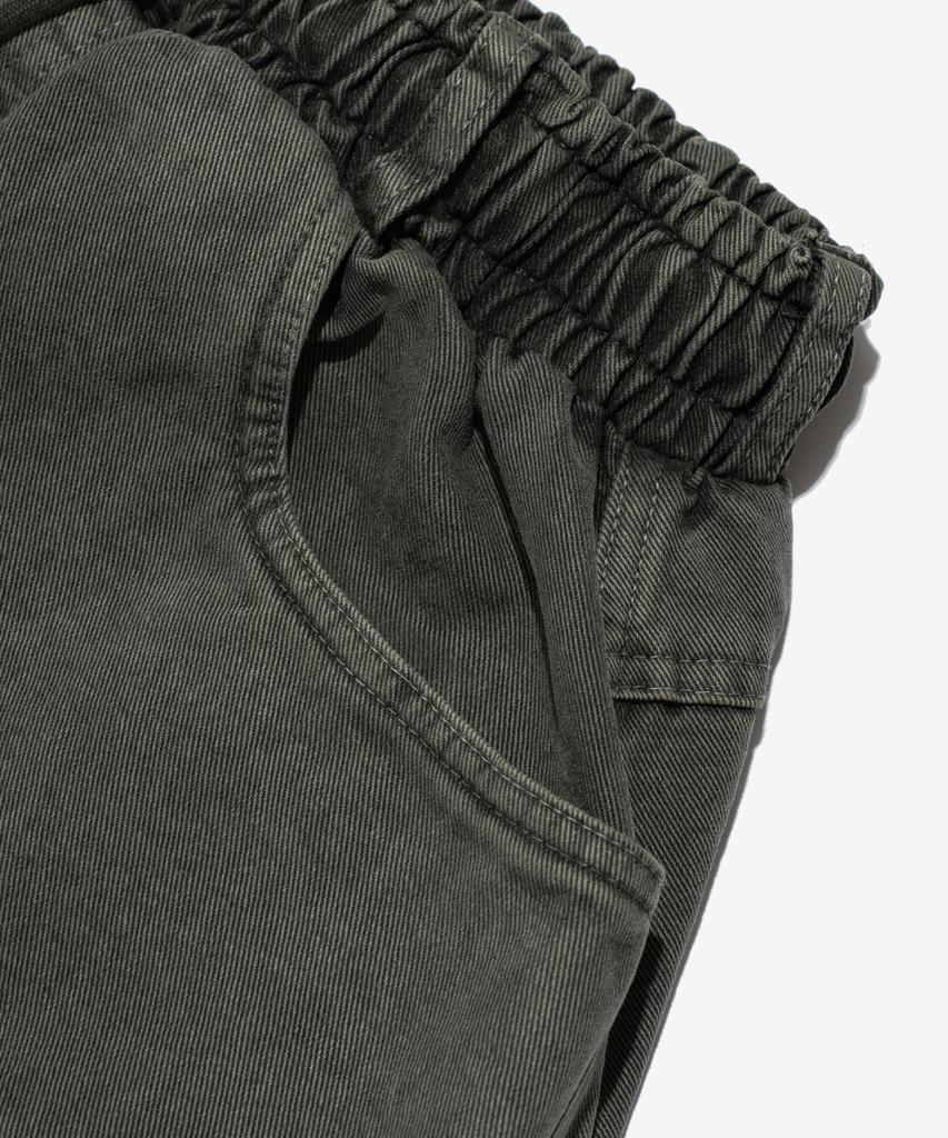 CARGOBROS High Curved Pigment Pants (Khaki)