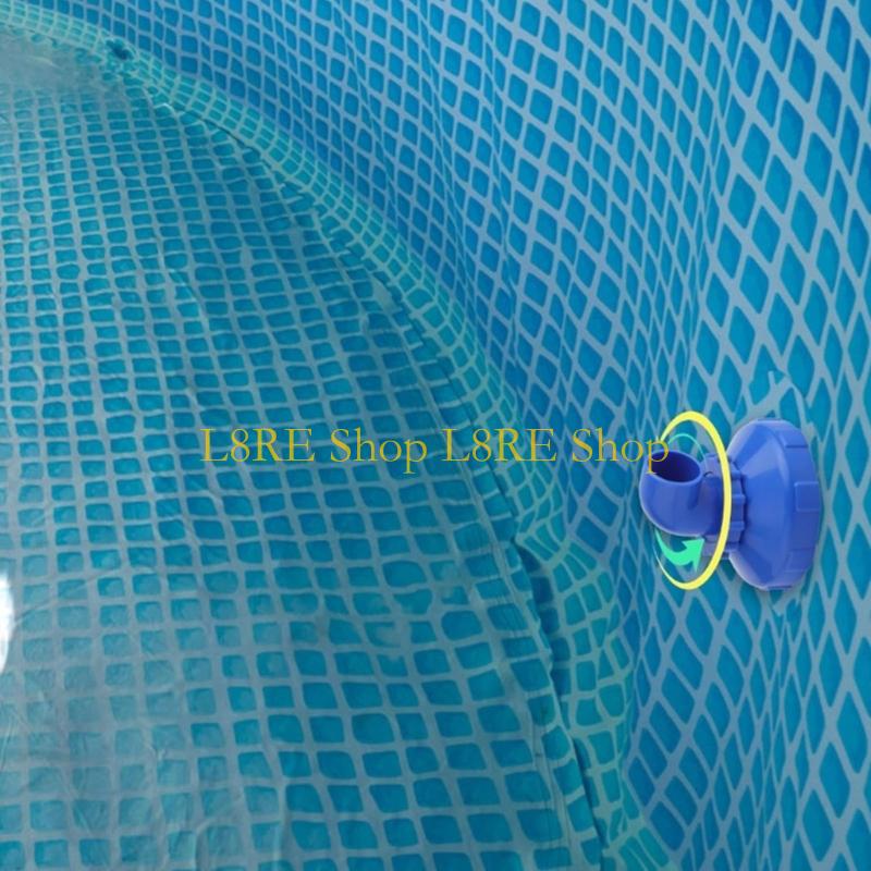 L8RE Easy Installation Pool Return Jets Nozzle Replacement Pool Nozzle Plastic Swimming Pool Accessories Pool Inlet Fitting