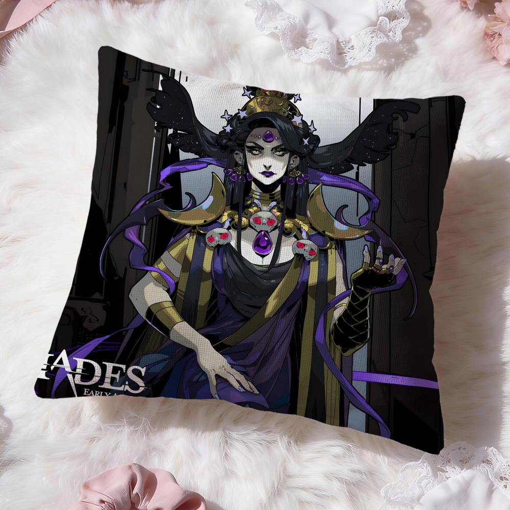 Game H-HadesS Cushion Cover Premium Comfort Reversible Pillow Cove -Two In One Design for Any Room & Car Interior