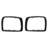 2PCS Car Rearview Mirror Frame Left Right Impact Resistant Protective Perfect Fit 51168254903 for X5 E53 2000 To 2007
