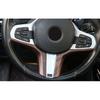 For BMW X3 G01 X4 2018-  Pine Wood Grain Steering Wheel Strip Cover Trim