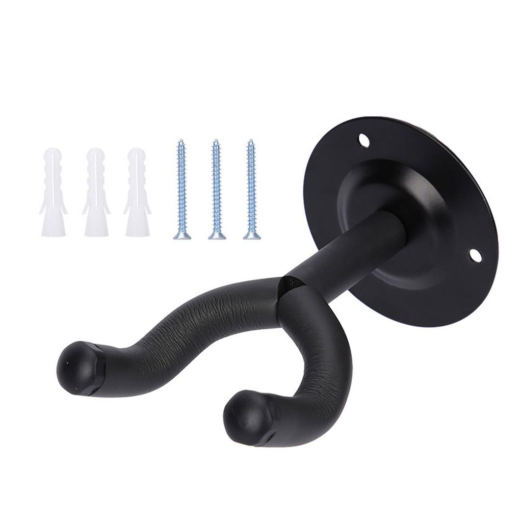 Wall Mount Guitar Hanger Hook Stand Adjustable Hooks Soft Sponge Pad Guitar Wall Mount Guitar Hook