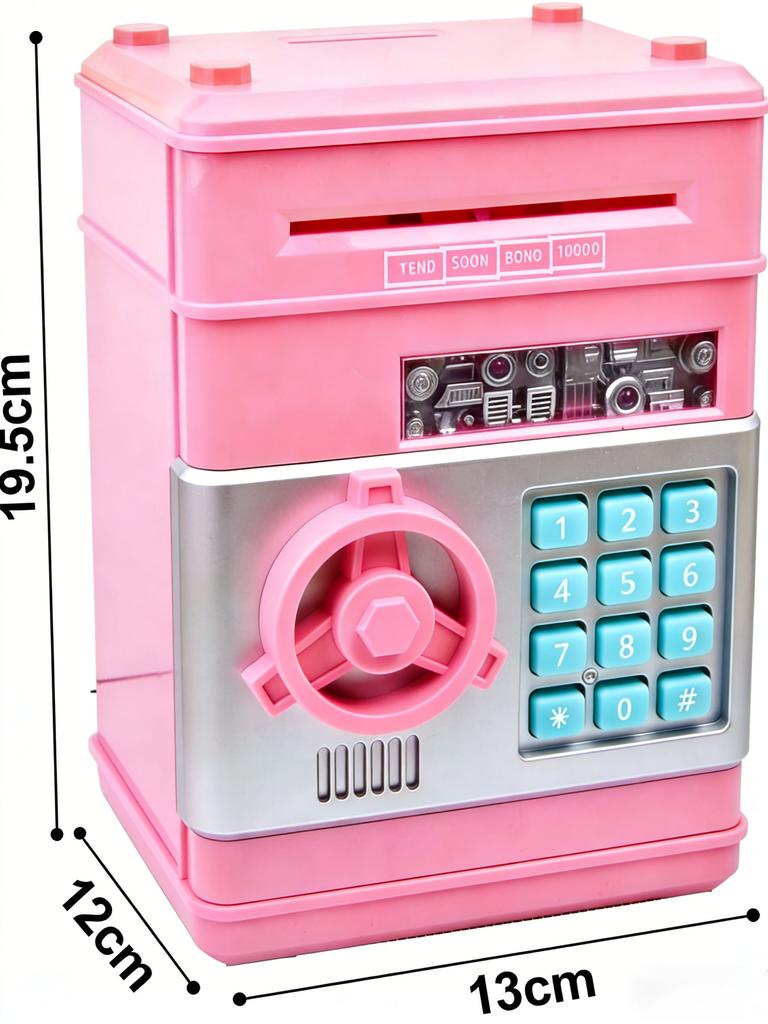 ATM-Style Password Piggy Bank, Electronic Coin Savings Bank With Protection, Creative Money Box (Birthday/Holiday Essential)