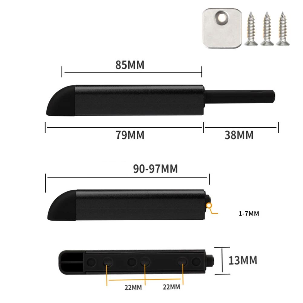 Cabinet Catches Damper Buffer Door Stopper Alloy Push To Open Touch Release Door Catch  Rebound Device Furniture Hardware