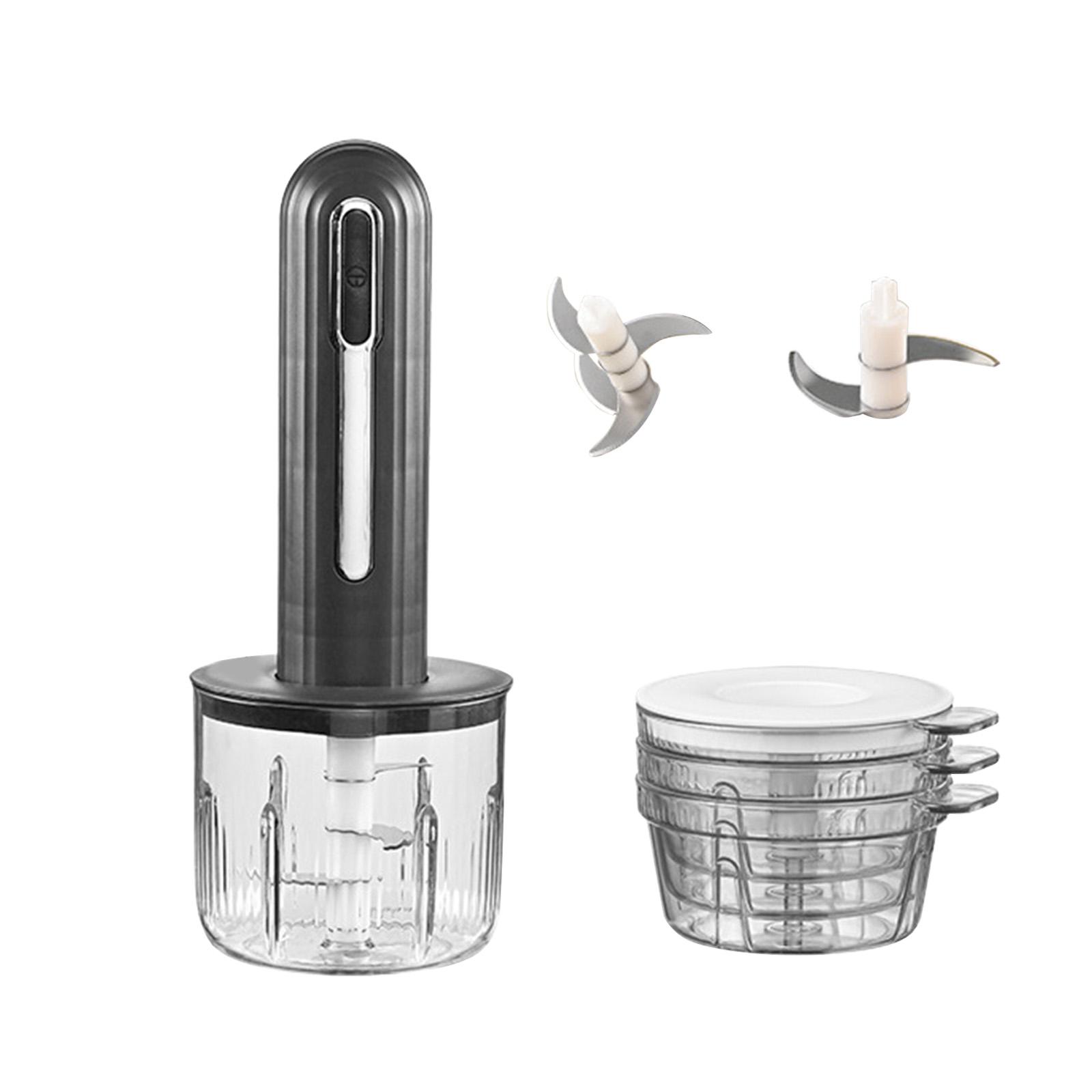 

Бытовая беспроводная электрическая мясорубка Кухонный многофункциональный кухонный комбайн Измельчитель чеснока Маленькая мясорубка Машина для приготовления детского питания One Size