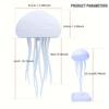 Cartoon Jellyfish Night Light RGB Gradient Cute Jellyfish Bedside Lamp Voice Control Type-C Charging LED Night Lamp Dropshipping