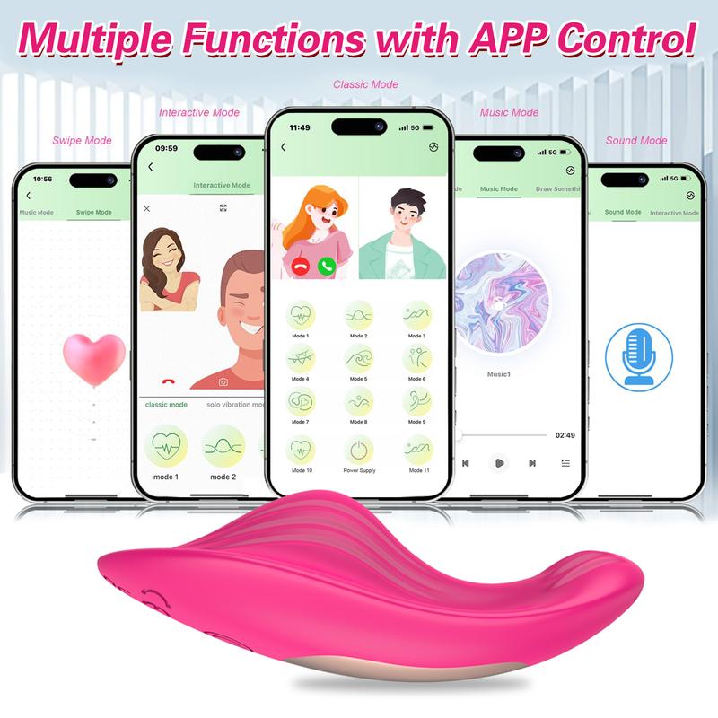 APP Wearable Vibrator for Women Bluetooth Control Egg Clit Stimulator Magnetic Wear Vibrating Female Masturbator Sex Toys Adults