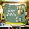 Party Backdrop Green Photo Booth Background Front Door Decor