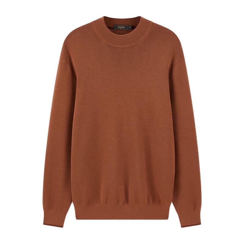 YOUNGOR Men's Comfortable Soft Versatile Wool Sweater