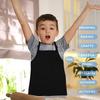 Kid Apron Adjustable Strap with 2 Pockets Painting Cooking Craft Backing Unisex Age 5-12