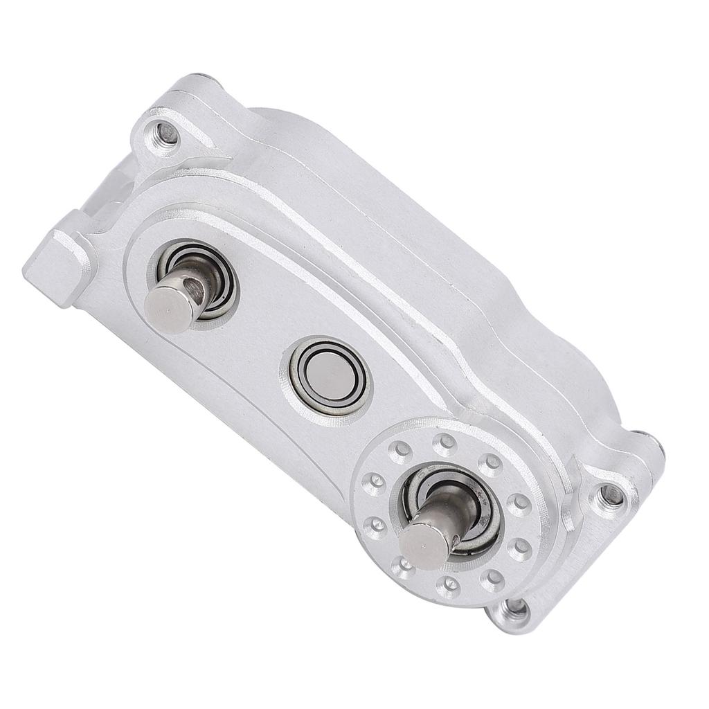 313mm Wheelbase Metal Chassis Frame Transfer Case Replacement Parts Fit for 1 10 RC Crawler CarSilver