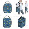 Marine Animals Cartoon Kids Insulated School Lunch Boxes For Boy Shark Octopus Lunch Container Portable Cooler Thermal Bento Box