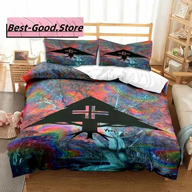 3D Clothing Brand LRG Logo Bedding Set Printed Bed Set With Pillowcase Bed Duvet Cover Soft Single Double Queen Super King Size