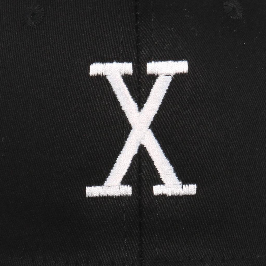 International Letter X Embroidered Cotton Baseball Cap - Trendy, Cool, Versatile & Breathable for Autumn/Winter