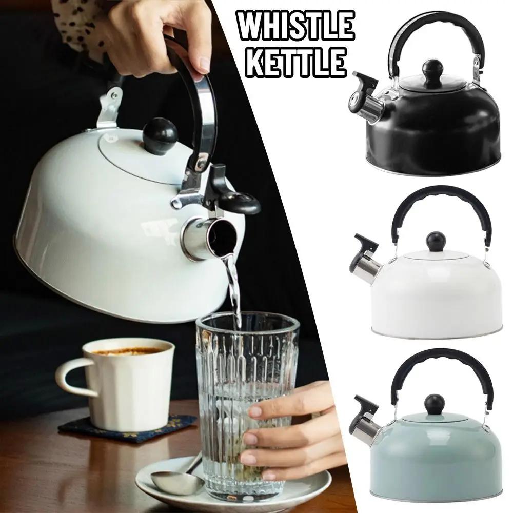 3L Home Appliances Electric Stainless Steel Tea Water Kettle Whistling Tea Making Coffee Making Flat Bottomed Sounding Kettle
