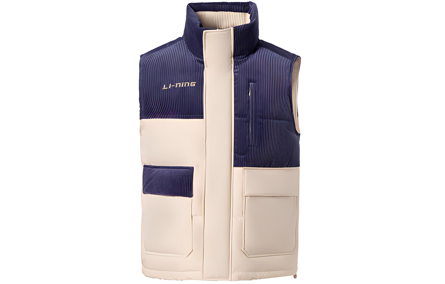 Коллекция спортивной моды Li Ning Жилет Мужской Синий AMRR061-1 XL