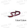 3D Metal Car Styling  Logo Front Grille Emblem SD/D Badge Rear Tail Bumper Trunk Sticker