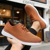 Comfortable Men's Knit Sports Shoes Soft Sole Breathable Lightweight N-slip Casual Sneakers for Walking Running Indoor Outdoor