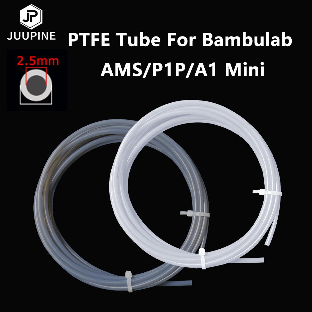 Teflonto Pipe for Bambu Lab P1P AMS A1 mini 3D Printer PTFE Tube Bowden Extruder 1.75mm ID2.5mm OD4mm Bambulab Filament Parts