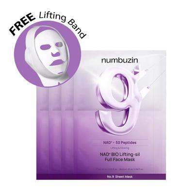 Masque visage liftant bio NAD n°9 couvrant (4ea)