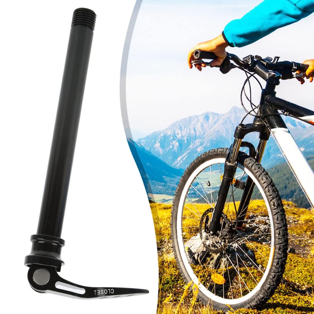 JGGLD Cykel Snabbutlösning Genomgående Axel Spett Montering för Stång med 100 mm Öppning och 15 mm Diameter Framgaffelaxel Spak