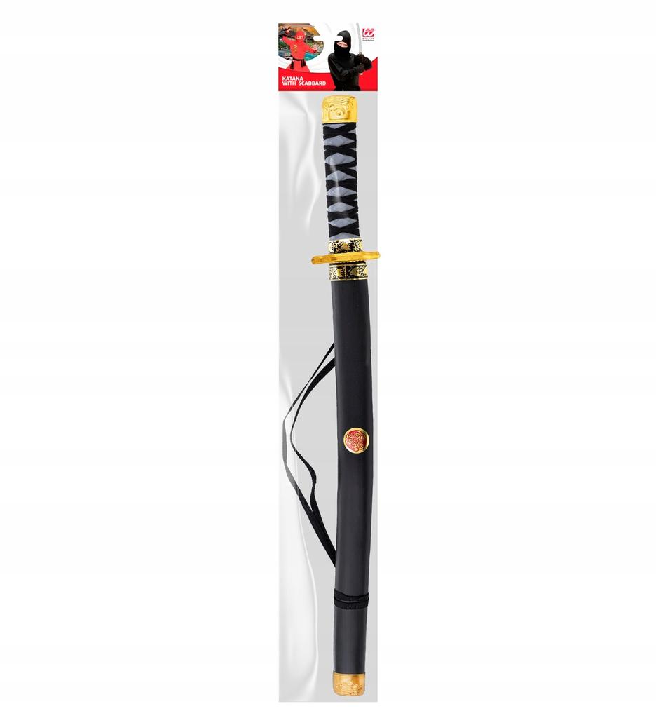 Miecz Samurajski Broń Wojownika Katana W Pochwie Akcesoria Ninja Bal 60Cm