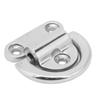 60*58mm Marine Folding Pad Eye 316 Stainless Steel D Ring Anchor Deck Folding Pad Eye  Marine Use