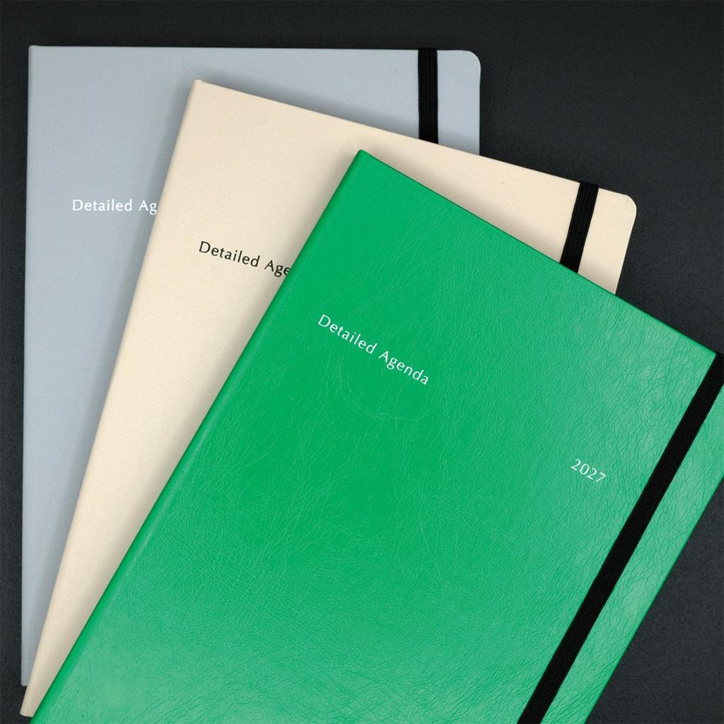 Laconic 2027 A5 Weekly Planner, Hardcover, Beige LALD113-270BE (Starts December 2026)