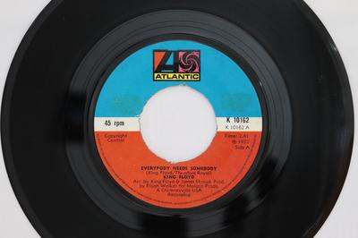 7inch Record KING FLOYD - Everybody Needs Somebody / Woman Do K10162 Atlantic 1972 UK Soul/Funk Used