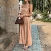 Camisola de vacaciones de ocio europea y americana transfronteriza vestido largo vestido mujer Primavera/Verano sitio independiente