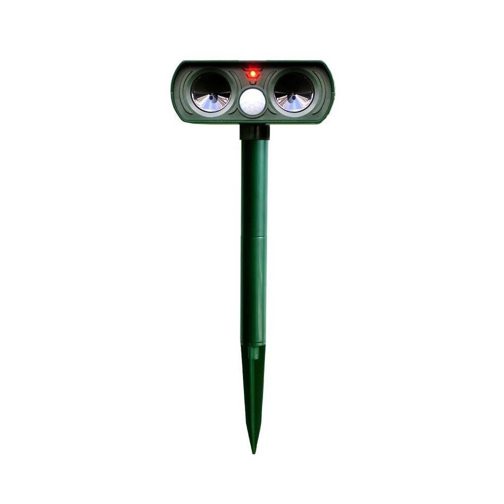 

Уличный Экологичный Отпугиватель Кошек Птиц Садовый Ультразвуковой Отпугиватель Собак Животных Репеллент Борьба с Вредителями зелёный