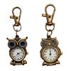 Alloy Clock Keychain Small Mini Hanging Watch Vintage Pocket Watch