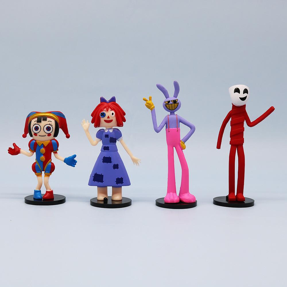 The Amazing Digital Circus Handmake Model Toy Rabbit Clown Decoration Cartoon