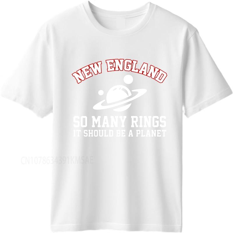 Black summer Boys t shirt New England So Many Rings It Should Be A Planet Short Sleeve Breathable Crew Neck Tshirt
