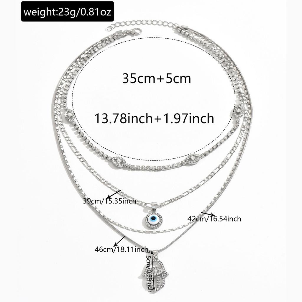 Gothic Evil Eye Jewelry Statement Choker With Sparkling Inlay For Fashionistas