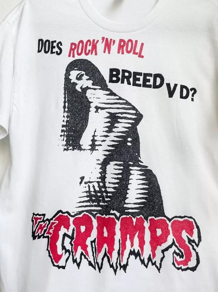 The Cramps ShirtThe Cramps White Tshirt Unisex S5XL Unisex T-Shirt S