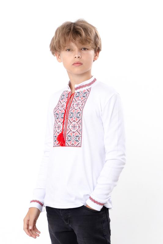 Shirt – Boys' Embroidered Long Sleeve, Traditional Style & Comfort,  Any Season, 6128-038-22 HC