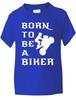 Born To Be A Biker Rock Motorbike Funny Boys Girls T-Shirt BirthdayGift Age 1-13