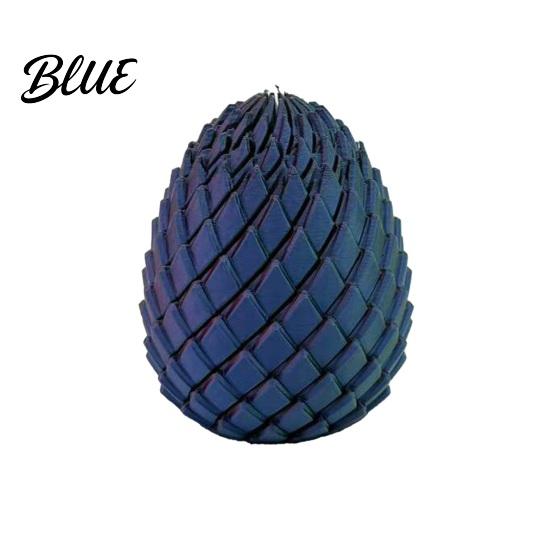 Sensory Egg Model 3D Printed Twisting Toy Stress Relief Spiral Easter Dragon Puzzle Office Desk Fidget Basket Stuffers Party Favors Portable
