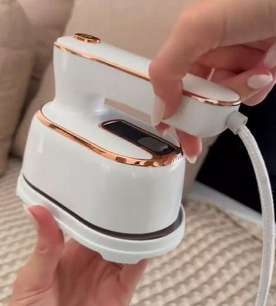 Dual-Mode Rotating Steam Iron for Dorms & Homes